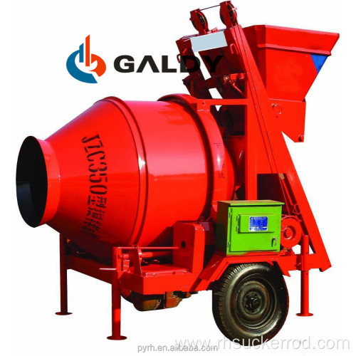 Self-loading concrete mixer JZC 350 concrete mixers